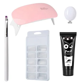 4pcs/Kit Nail Extension Nail Gel Set With Nial Tips Dual Form Qiuck Dry Builder Gel For Manicure Finger Extension Brush
4pcs/Kit Nail Extension Nail Gel Set With Nial Tips Dual Form Qiuck Dry Builder Gel For Manicure Finger Extension Brush