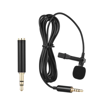3.5mm Clip Tie Collar Microphone for Mobile Phone Speaking in Lecture 1.5m Bracket Clip Vocal Audio Lapel Microphones
3.5mm Clip Tie Collar Microphone for Mobile Phone Speaking in Lecture 1.5m Bracket Clip Vocal Audio Lapel Microphones