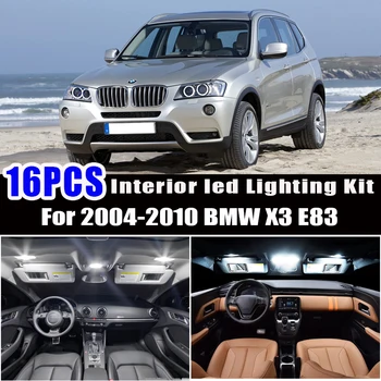 For 2004-2010 BMW X3 E83 White car accessories Canbus Error Free LED Interior Light Reading Light Kit Map Dome License Lamp
For 2004-2010 BMW X3 E83 White car accessories Canbus Error Free LED Interior Light Reading Light Kit Map Dome License Lamp