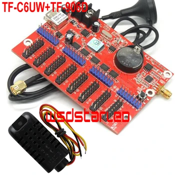 TF-C6UW+TF-906D Temperature+Humidity sensor WIFI & USB LED Single & Dual color controller card 2048*64 1024*128 New Hot Sales
TF-C6UW+TF-906D Temperature+Humidity sensor WIFI & USB LED Single & Dual color controller card 2048*64 1024*128 New Hot Sales