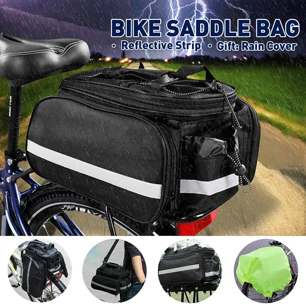 Waterproof Removable Carry Bicycle Road Mountain Saddle Seat Trunk Handbag Bag Rack Travel Pannier+Raincover
Waterproof Removable Carry Bicycle Road Mountain Saddle Seat Trunk Handbag Bag Rack Travel Pannier+Raincover
