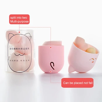 Egg-Shaped Foundation Box Beauty Makeup Tools Make-Up Daily Necessities Facial Beauty Storage Box Must-Have
Egg-Shaped Foundation Box Beauty Makeup Tools Make-Up Daily Necessities Facial Beauty Storage Box Must-Have