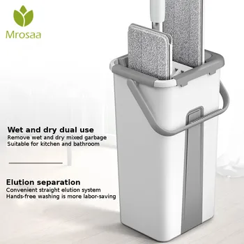 Floor Mop Set Automatic Mop And Bucket Avoid Hand Washing Microfiber Cleaning Cloth Flat Squeeze Magic Wooden Floor Lazy Mop
Floor Mop Set Automatic Mop And Bucket Avoid Hand Washing Microfiber Cleaning Cloth Flat Squeeze Magic Wooden Floor Lazy Mop