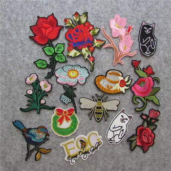 bird flower cat hat bee Christmas decorate iron on clothes patches embroidery sewing appliques patch 
bird flower cat hat bee Christmas decorate iron on clothes patches embroidery sewing appliques patch