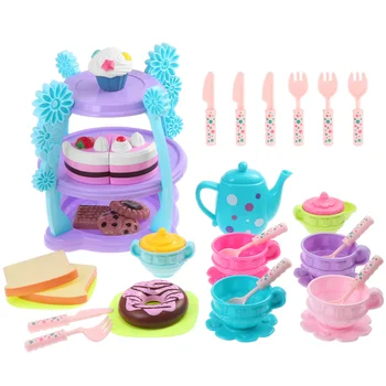 iBaseToy 35PCS Rich Educational Colorful Eco-friendly Afternoon Tea Toys for Toddlers Girls Kids 
iBaseToy 35PCS Rich Educational Colorful Eco-friendly Afternoon Tea Toys for Toddlers Girls Kids