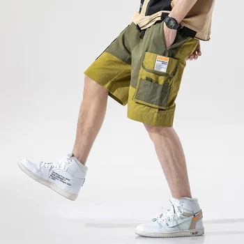 Summer Cargo Trousers Shorts Men 2020 New Casual Loose Drawstring Shorts Pocket Printing Loose Hip Hop military green Shorts Men
Summer Cargo Trousers Shorts Men 2020 New Casual Loose Drawstring Shorts Pocket Printing Loose Hip Hop military green Shorts Men