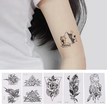 5Pcs/set Small Sexy Black Cartoon Waterproof Temporary Tattoo Cute Animal Tattoo Sticker Women Body Art Waterproof Tatoo
5Pcs/set Small Sexy Black Cartoon Waterproof Temporary Tattoo Cute Animal Tattoo Sticker Women Body Art Waterproof Tatoo
