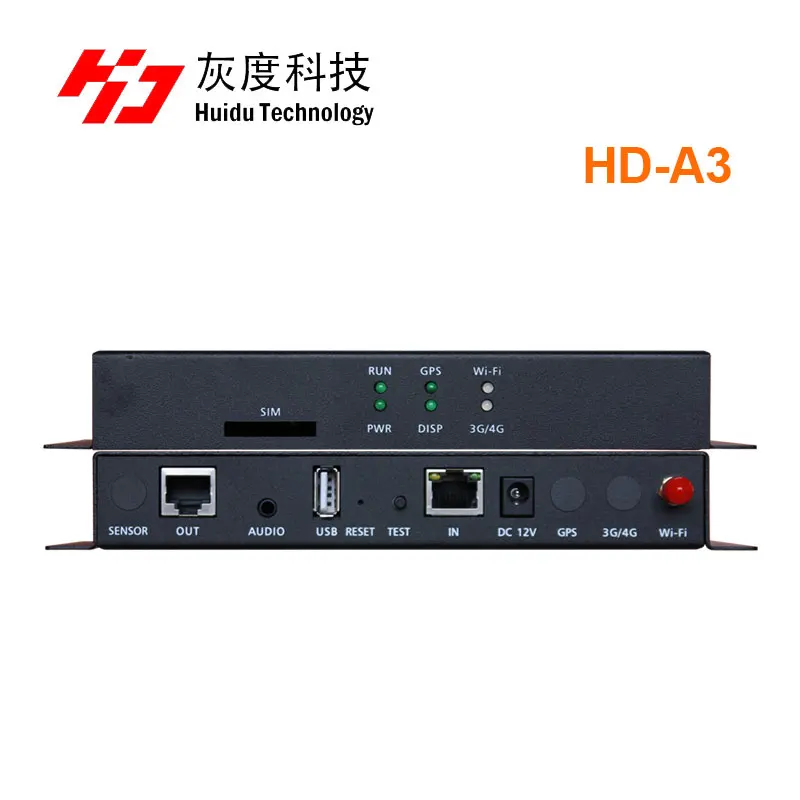 Huidu A3 HD-A3 Async Full Color LED Video Display control box with 4g wifi moduel Ports work with R500 R501 R5018 R505 receiver
Huidu A3 HD-A3 Async Full Color LED Video Display control box with 4g wifi moduel Ports work with R500 R501 R5018 R505 receiver
