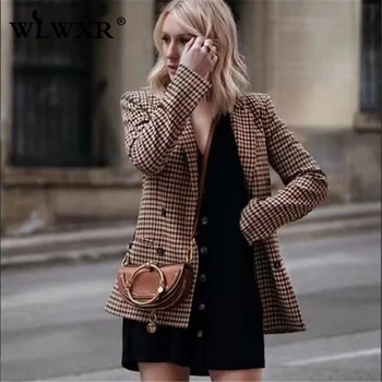 WLWLR Office Lady Long Jacket Bodycon Ladies Plaid Blazer Woman Coat Casual Khaki Sexy Blazer Female Autumn Blazer For Women
WLWLR Office Lady Long Jacket Bodycon Ladies Plaid Blazer Woman Coat Casual Khaki Sexy Blazer Female Autumn Blazer For Women