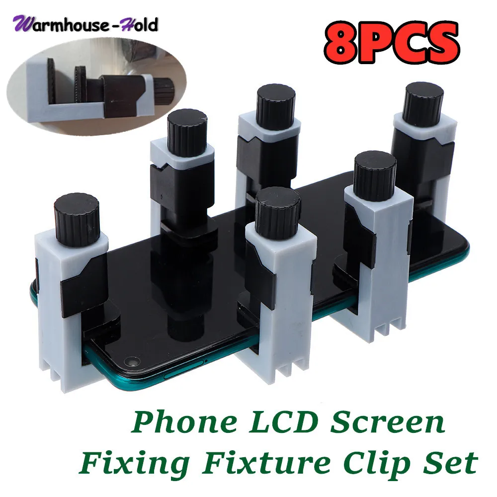 4/6/8pc Phone LCD Screen Fixing Fixture Clip Set Plastic Screen Fixed Repair Tool Fastening Clamps Adjustable Clip Tablet Repair
4/6/8pc Phone LCD Screen Fixing Fixture Clip Set Plastic Screen Fixed Repair Tool Fastening Clamps Adjustable Clip Tablet Repair