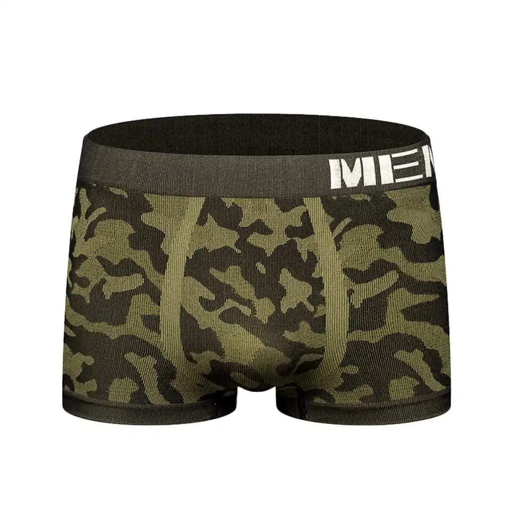 mens ripple striped soft camouflage boxer underpants mans