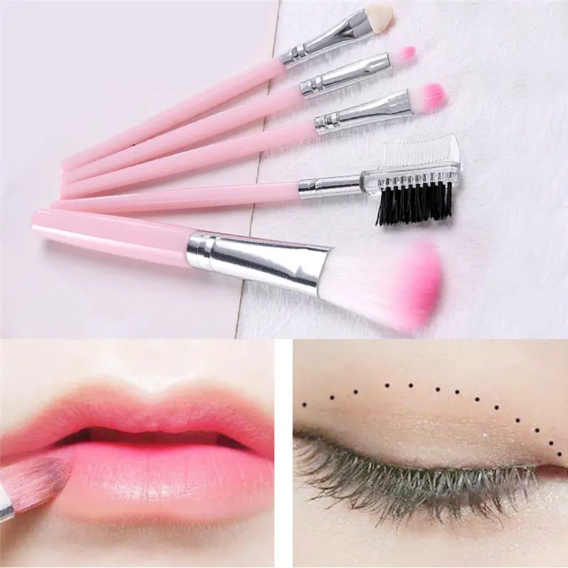 5pcs Pink Kids Make Up Blush Cute Handle Makeup Brushes Set Eyeshadow Lip Eyebrow Eyelashes Kit
5pcs Pink Kids Make Up Blush Cute Handle Makeup Brushes Set Eyeshadow Lip Eyebrow Eyelashes Kit