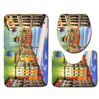 World Scenery Toilet 3-Piece Mat Bathroom 3-Piece Mat Carpet Door Mat Cover Shower Carpets Bathroom Mat Set
World Scenery Toilet 3-Piece Mat Bathroom 3-Piece Mat Carpet Door Mat Cover Shower Carpets Bathroom Mat Set