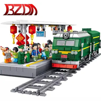 BZDA Street View Chinese Traditional Spring Festival Technic City 1581PCS Railway Green Train Building Block Puzzle Kids Toys
BZDA Street View Chinese Traditional Spring Festival Technic City 1581PCS Railway Green Train Building Block Puzzle Kids Toys