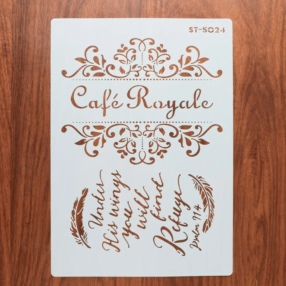 Cafe Royale Design Layering Stencil Template Fondant Cake Mold DIY Handmade Painting Scrapbook Coloring Embossing Decor Album
Cafe Royale Design Layering Stencil Template Fondant Cake Mold DIY Handmade Painting Scrapbook Coloring Embossing Decor Album