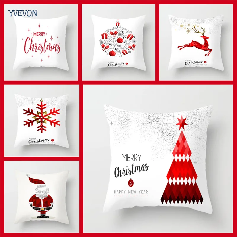 Merry Christmas Cotton Linen Pillow Xmas Cushion Cover Santa Claus Pattern Pillowcase Tree Snow Home Decorative 45cm 18inch
Merry Christmas Cotton Linen Pillow Xmas Cushion Cover Santa Claus Pattern Pillowcase Tree Snow Home Decorative 45cm 18inch