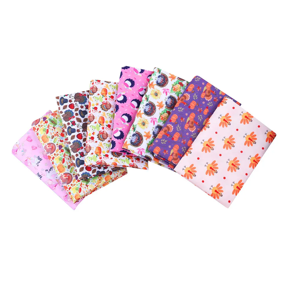 50*145CM Thanksgiving Polyester cotton Fabric Patchwor Printed for Tissue Kids Home Textile for Sewing Doll Dress Curtain
50*145CM Thanksgiving Polyester cotton Fabric Patchwor Printed for Tissue Kids Home Textile for Sewing Doll Dress Curtain