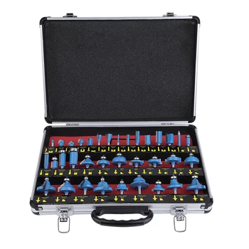 35 Pcs Router Bits1/4 Inch Router Bits With Carry Case Alloy Shank Router Bit Set Woodworking Milling Cutter Tools Tool Set
35 Pcs Router Bits1/4 Inch Router Bits With Carry Case Alloy Shank Router Bit Set Woodworking Milling Cutter Tools Tool Set