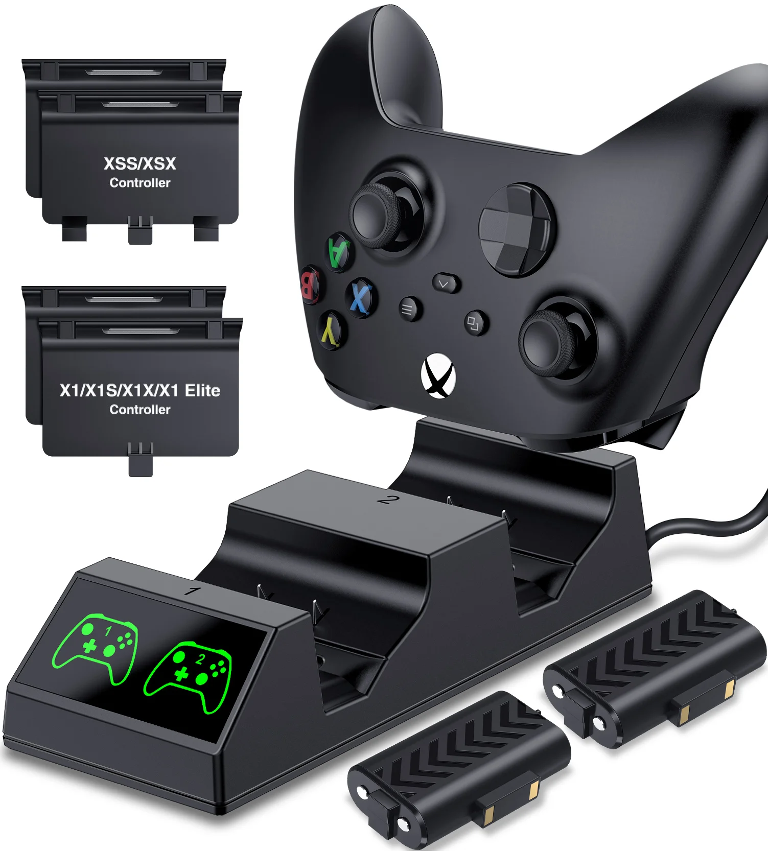 Зарядная док-станция для контроллеров Xbox seвозы X/Xbox серии S зарядное устройство