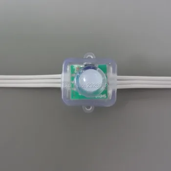 18AWG wire 50pcs/string 12V square WS2811 addressable RGB led pixel light module node string lamp,all WHITE wire,waterproof IP68
18AWG wire 50pcs/string 12V square WS2811 addressable RGB led pixel light module node string lamp,all WHITE wire,waterproof IP68