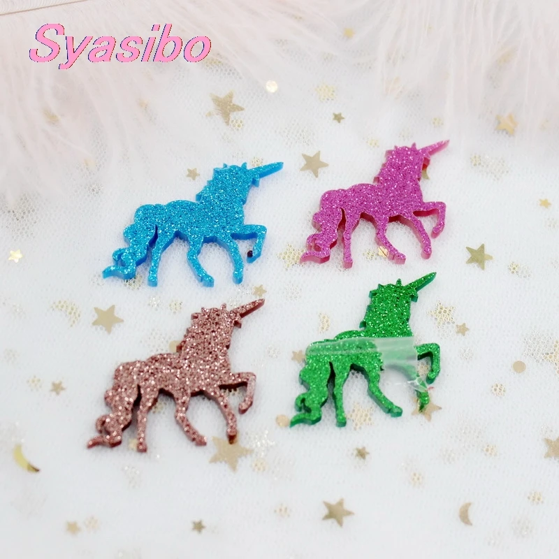 38mm Acrylic Unicorn Charms Silver / Blue / Green/ Hot Pink Glitter Unicorn Party Ornaments Laser cutout 1.5in -AC1596
38mm Acrylic Unicorn Charms Silver / Blue / Green/ Hot Pink Glitter Unicorn Party Ornaments Laser cutout 1.5in -AC1596