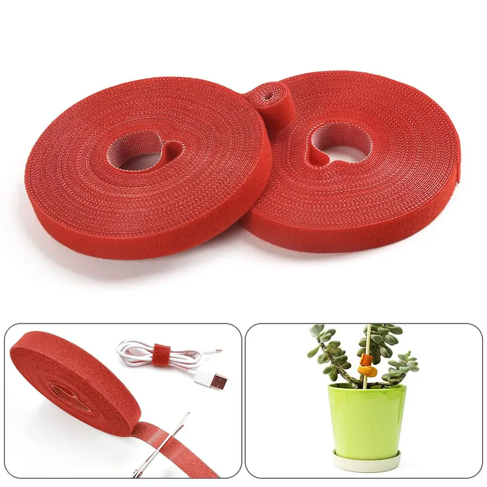 5M Nylon Plant Bandage Ultrathin Velcro Tie colorful fastener tape velcros hook and loop tape cable ties sewing accessories
5M Nylon Plant Bandage Ultrathin Velcro Tie colorful fastener tape velcros hook and loop tape cable ties sewing accessories