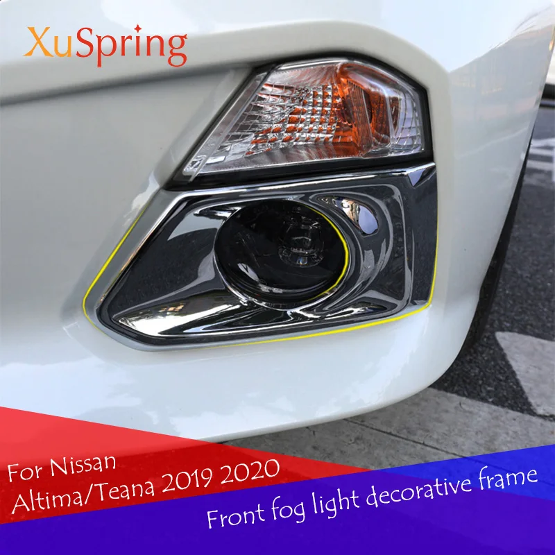 Car Front Fog Light Lamp Cover Frame Trim Bezel Garnish Decoration Car Stickers Styling For Nissan Altima/Teana 2019 2020
Car Front Fog Light Lamp Cover Frame Trim Bezel Garnish Decoration Car Stickers Styling For Nissan Altima/Teana 2019 2020