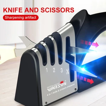 4-in-1 Knife Sharpener Kitchen Handheld Diamond Sharpener Stick Sharpener Non-slip Base Sharpening Stone Durable Kitchen Tool
4-in-1 Knife Sharpener Kitchen Handheld Diamond Sharpener Stick Sharpener Non-slip Base Sharpening Stone Durable Kitchen Tool