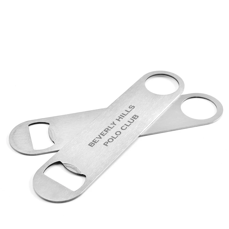 Customized Logo Stainless Steel Beer Bottle Opener Laser Engrave Metal Flat Bottle Opener Personalized Bar Blades 20 Pieces
Customized Logo Stainless Steel Beer Bottle Opener Laser Engrave Metal Flat Bottle Opener Personalized Bar Blades 20 Pieces