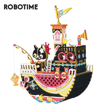 Robotime Music Box DIY 3D Fishing Kitty Wooden Puzzle Game Assembly Model Kits Musical Toys for Children Birthday Gift AMD42
Robotime Music Box DIY 3D Fishing Kitty Wooden Puzzle Game Assembly Model Kits Musical Toys for Children Birthday Gift AMD42