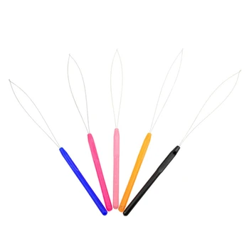 10Pcs Hair Extension Tool Micro Ring Bead Pulling Hoop Loop Feather Threader
10Pcs Hair Extension Tool Micro Ring Bead Pulling Hoop Loop Feather Threader