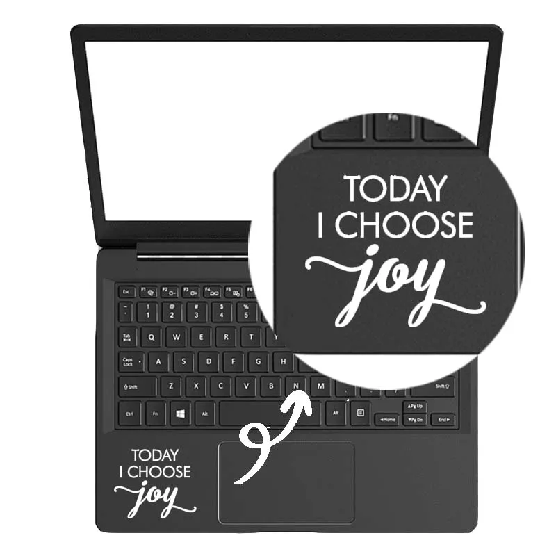 Сегодня я выбираю спортивный планшет JOY Quote наклейки для ноутбука MacBook Air Pro 16