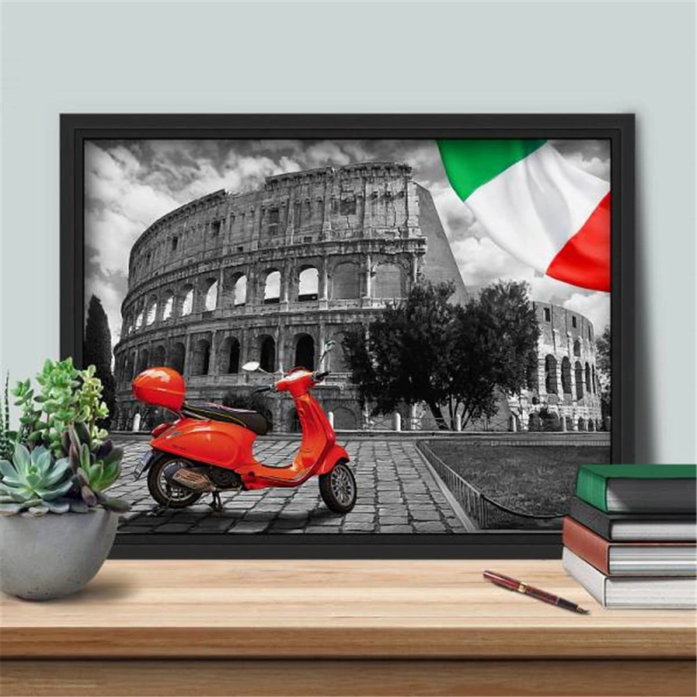 Huacan 5D DIY Diamond Painting Italian Flag Full Square Diamond Embroidery Stitch Rhinestone Picture Round Drill Home Decor
Huacan 5D DIY Diamond Painting Italian Flag Full Square Diamond Embroidery Stitch Rhinestone Picture Round Drill Home Decor