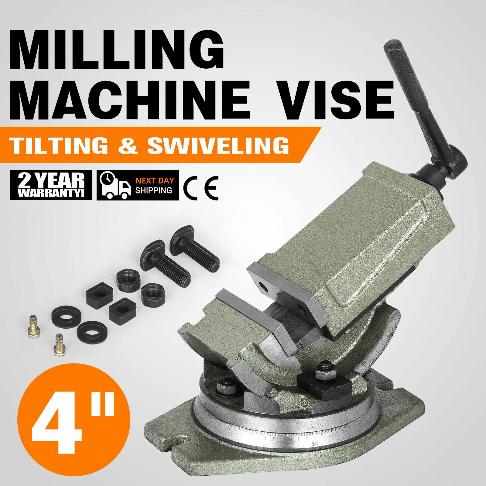Precision Milling Vise 4 Inch Tilting Vise Swivel Base Angle Tilting 2 Way Inclinable Press
Precision Milling Vise 4 Inch Tilting Vise Swivel Base Angle Tilting 2 Way Inclinable Press