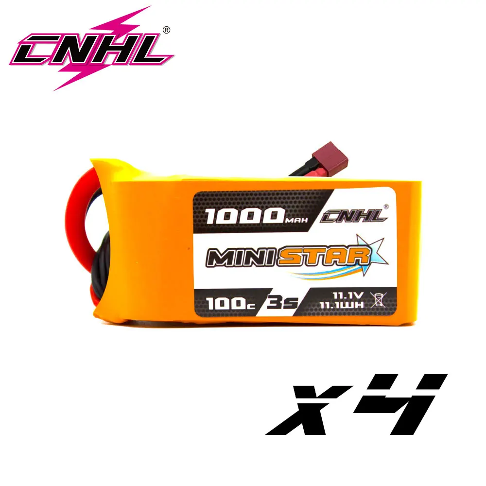 Литий-полимерный аккумулятор CNHL 3S 11 1 В 1000 мА · ч 4 шт. | Игрушки и хобби