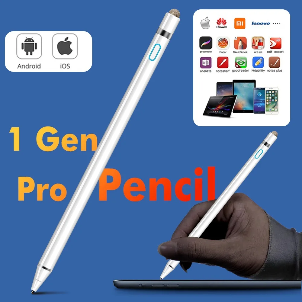 Universal Capacitive Stylus Pen for iPad Apple Pencil 1 2 IOS for Android Tablet Pen Pencil for iPad Huawei Samsung Xiaomi
Universal Capacitive Stylus Pen for iPad Apple Pencil 1 2 IOS for Android Tablet Pen Pencil for iPad Huawei Samsung Xiaomi