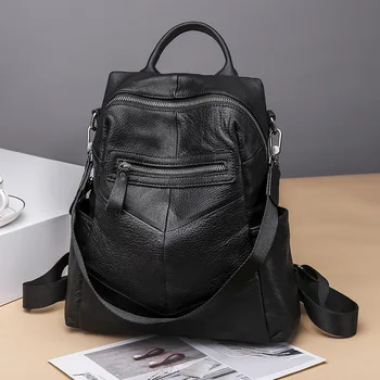 2020 new soft leather female backpack new PU casual large capacity simple backpack black backpack mini backpacks for women
2020 new soft leather female backpack new PU casual large capacity simple backpack black backpack mini backpacks for women