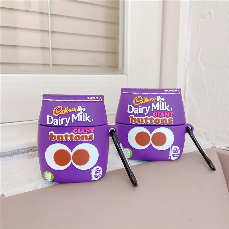 3D Cute Purple Chocolate Wireless Earphone Case for Airpods 1 2 3 Pro Charging Box Bluetooth Headset Silicone Protective Cover
3D Cute Purple Chocolate Wireless Earphone Case for Airpods 1 2 3 Pro Charging Box Bluetooth Headset Silicone Protective Cover
