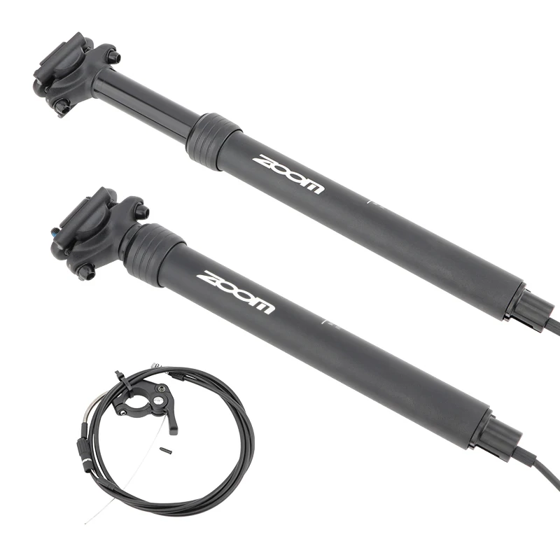 Zoom MTB Dropper Seatpost 370mm Height Adjustable Internal Routing 80mm Travel Bike Dropper Seat Post 27.2 28.6 30.9 31.6 33.9 
Zoom MTB Dropper Seatpost 370mm Height Adjustable Internal Routing 80mm Travel Bike Dropper Seat Post 27.2 28.6 30.9 31.6 33.9