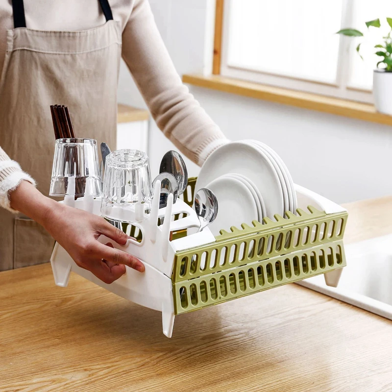 Foldable Dish Rack Kitchen Storage Holder Drainer Bowl Tableware Plate Cup Creative- Drying Rack Home Shelf Dinnerware Organizer
Foldable Dish Rack Kitchen Storage Holder Drainer Bowl Tableware Plate Cup Creative- Drying Rack Home Shelf Dinnerware Organizer