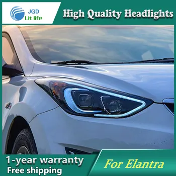 Car Styling case for 2012-2016 Hyundai Elantra Headlights LED Elantra Headlight DRL Lens Double Beam Bi-Xenon HID Accessories
Car Styling case for 2012-2016 Hyundai Elantra Headlights LED Elantra Headlight DRL Lens Double Beam Bi-Xenon HID Accessories