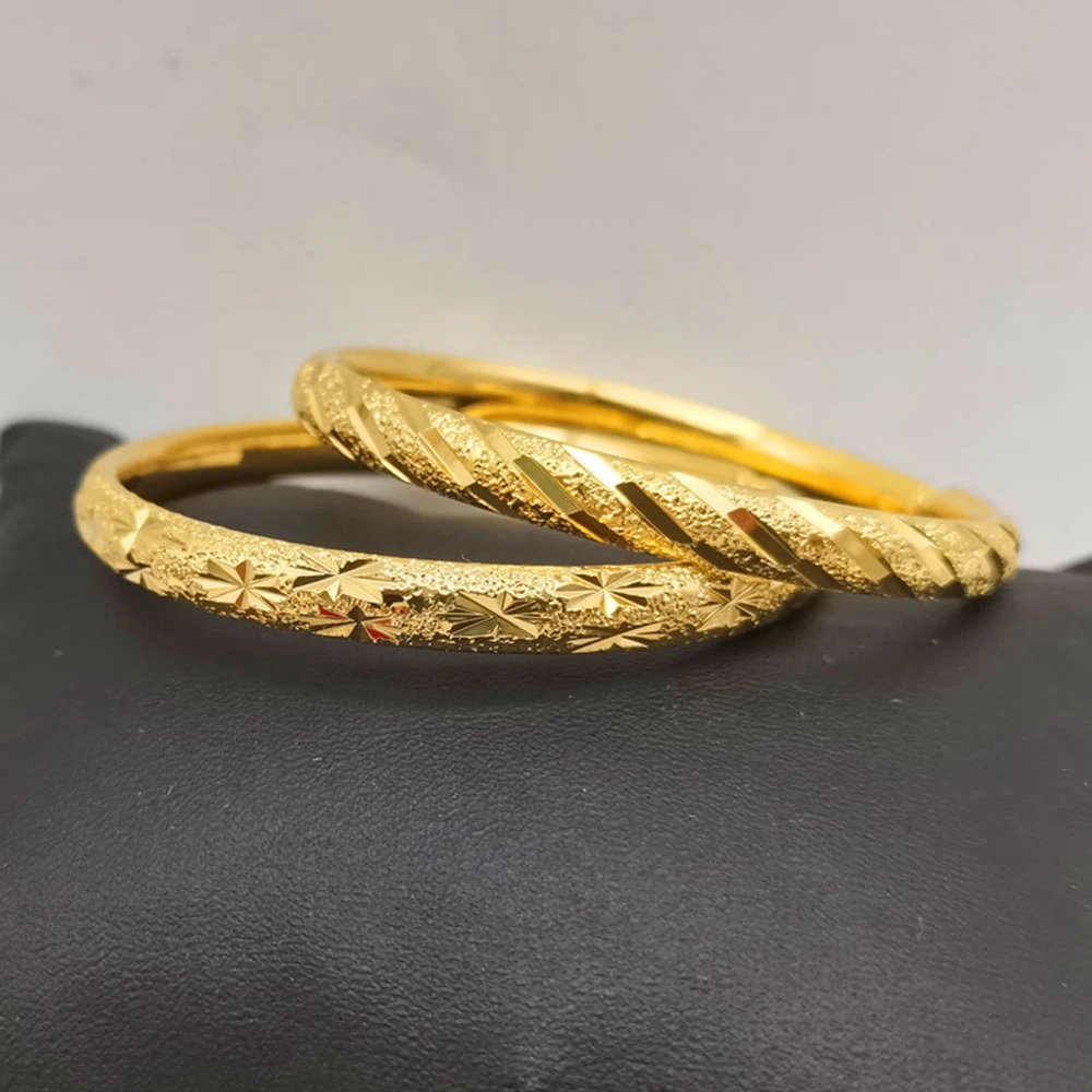 Solid Classic Women Bangle Bracelet Yellow Gold Filled Wedding Party Gift
Solid Classic Women Bangle Bracelet Yellow Gold Filled Wedding Party Gift