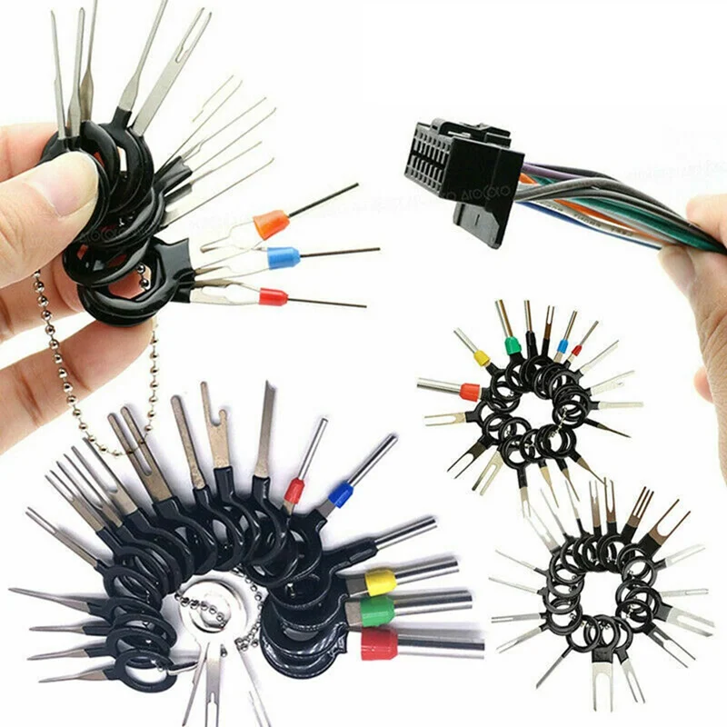 New 18/21/36/39PCS/Set Automobiles Terminal Remove Kit Terminal Removal Electrical Wiring Crimp Connector Pin Extractor Kit
New 18/21/36/39PCS/Set Automobiles Terminal Remove Kit Terminal Removal Electrical Wiring Crimp Connector Pin Extractor Kit