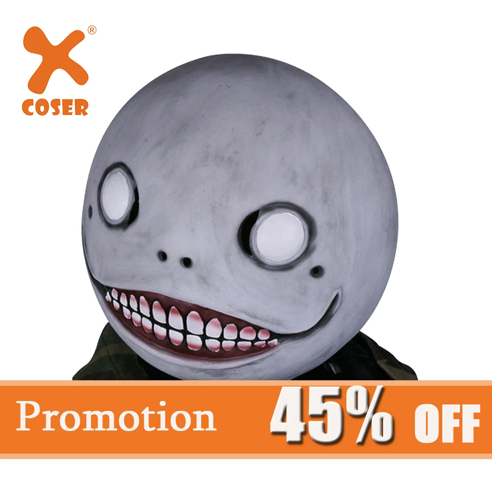 X-COSTUME NieR: Automata Emil Mask Gray Latex Mask Head Hood Gray Mask for Halloween Cosplay High Quality
X-COSTUME NieR: Automata Emil Mask Gray Latex Mask Head Hood Gray Mask for Halloween Cosplay High Quality