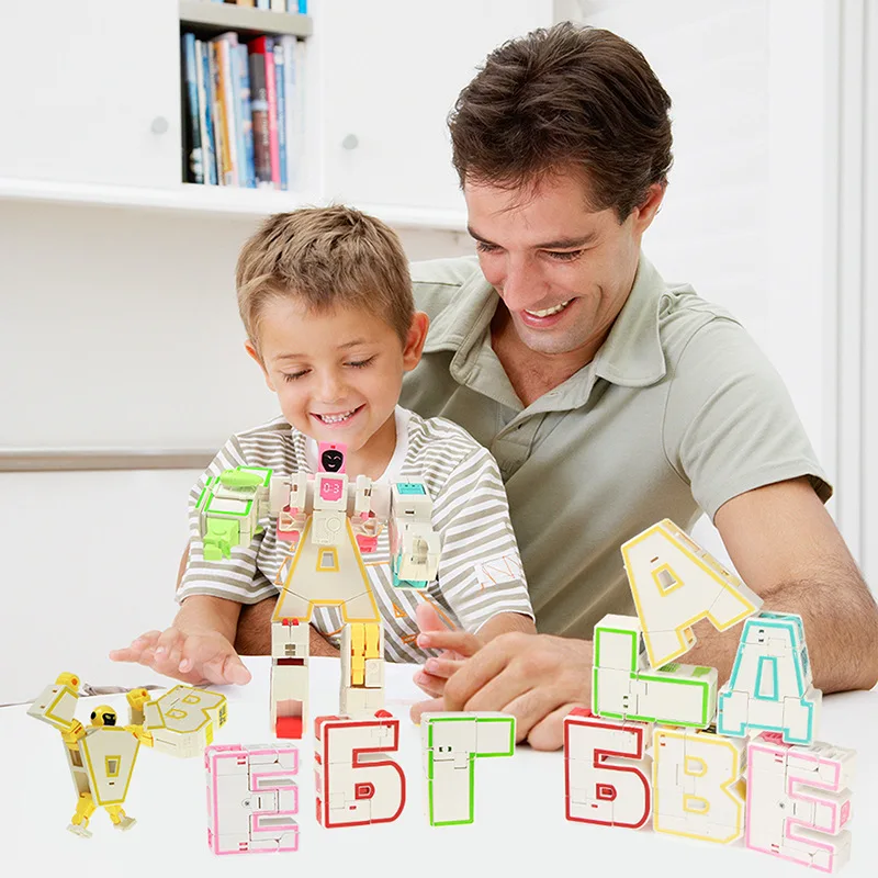 Russian Toy Transformation with Numbers Lettered Robot Six-in-One Transformation Fit CHILDREN'S Toy Russian
Russian Toy Transformation with Numbers Lettered Robot Six-in-One Transformation Fit CHILDREN'S Toy Russian