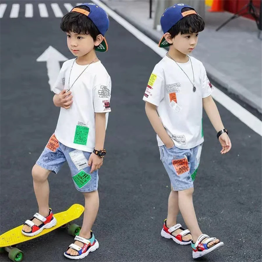 Teens Children Clothing 2021 Summer Toddler Boys Clothes Casual Shorts Suit 2pcs Outfit Kids Tracksuit For Boys Clothing Set
Teens Children Clothing 2021 Summer Toddler Boys Clothes Casual Shorts Suit 2pcs Outfit Kids Tracksuit For Boys Clothing Set