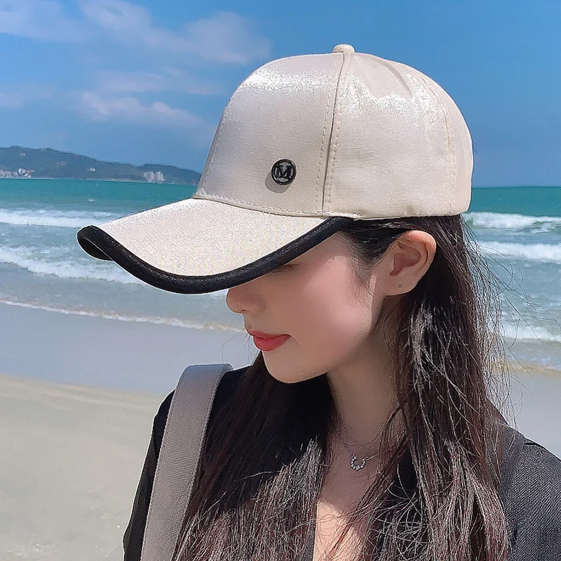

Модная брендовая бейсболка, новинка 2021, Корейская версия кепки с козырьком, летняя модная уличная Кепка с защитой от солнца класса M