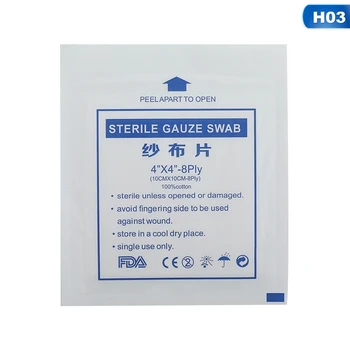 New 10pcs/lot gauze pad 100% Cotton first aid waterproof wound dressing sterile gauze pad wound care supplies
New 10pcs/lot gauze pad 100% Cotton first aid waterproof wound dressing sterile gauze pad wound care supplies