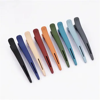 New 1pcs Large Frosted Duckbill Clip 9 Colors Optional Plastic Snap-on Hairpin For Women Girls Simple Hair Styling Tools
New 1pcs Large Frosted Duckbill Clip 9 Colors Optional Plastic Snap-on Hairpin For Women Girls Simple Hair Styling Tools