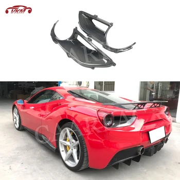 Dry Carbon Fiber Rear Boot Tail Light Cover Frame Air Vent Trim Caps For Ferrari 488 GTB 2015-2018 Car Styling
Dry Carbon Fiber Rear Boot Tail Light Cover Frame Air Vent Trim Caps For Ferrari 488 GTB 2015-2018 Car Styling